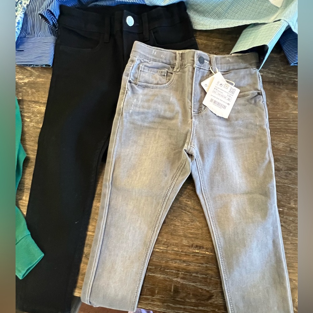 Zara kids skinny jeans size 4-5 new with tags